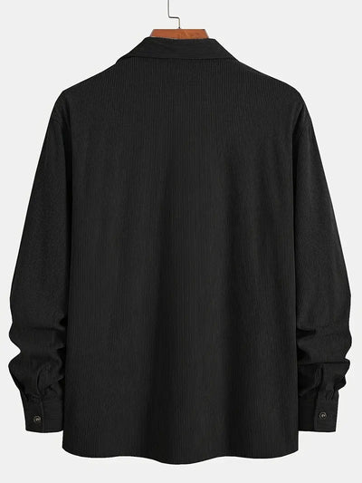Rickey - Lässiges Cord-Hemd Mit Knopfleiste