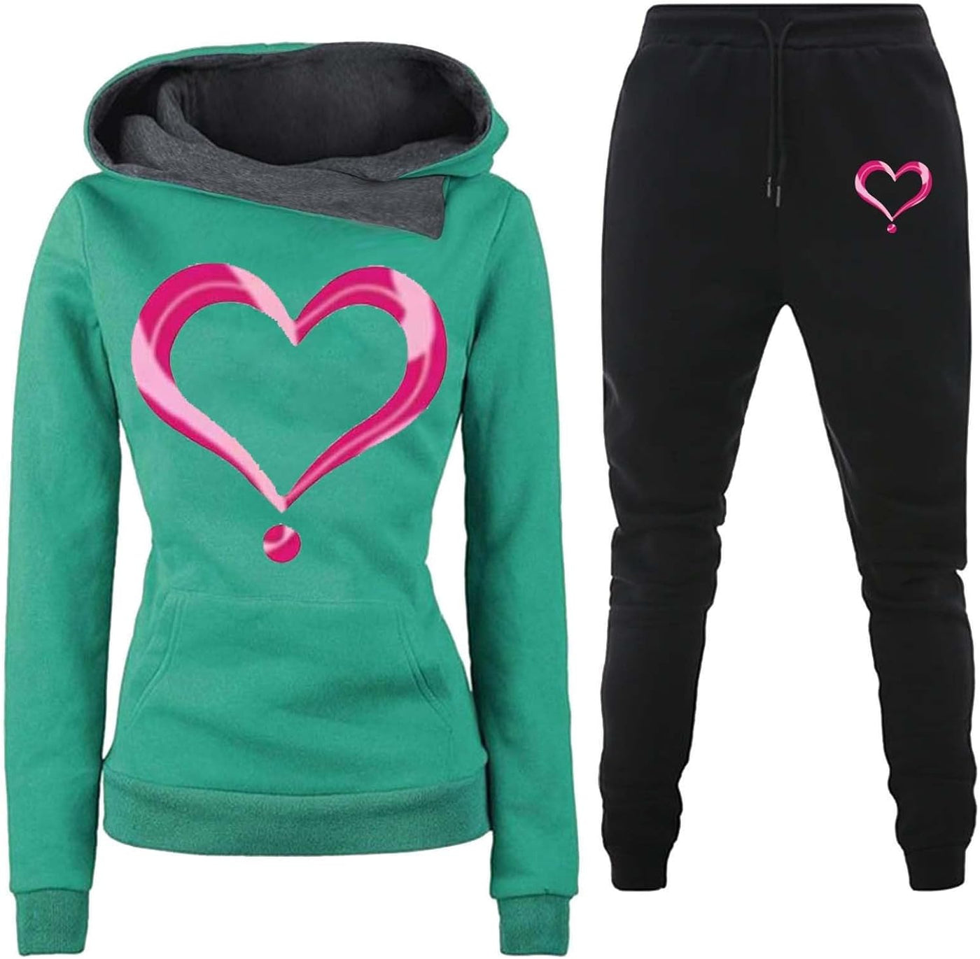 Daisy™ – Weitbeiniger Sweatsuit-Set