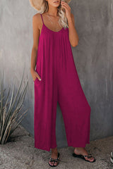 Allira | Lose ärmellose Jumpsuits in Rose