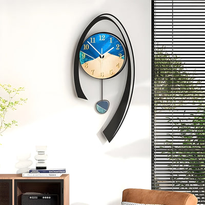 RusticRhythm Clock - Dekorative Holz-3D-Wanduhr