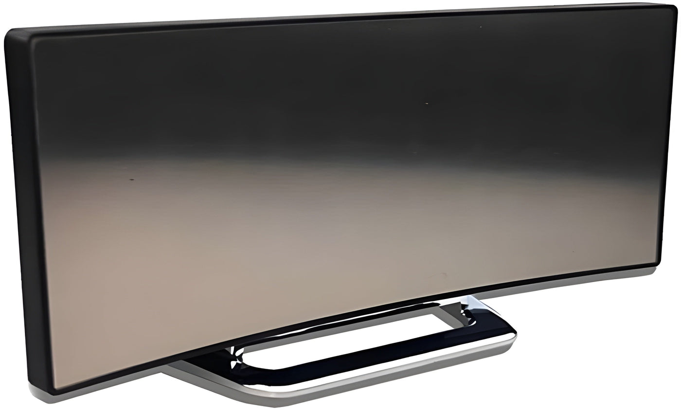 CurvaGlow Uhr - Moderne LED Kurven Wecker Uhr