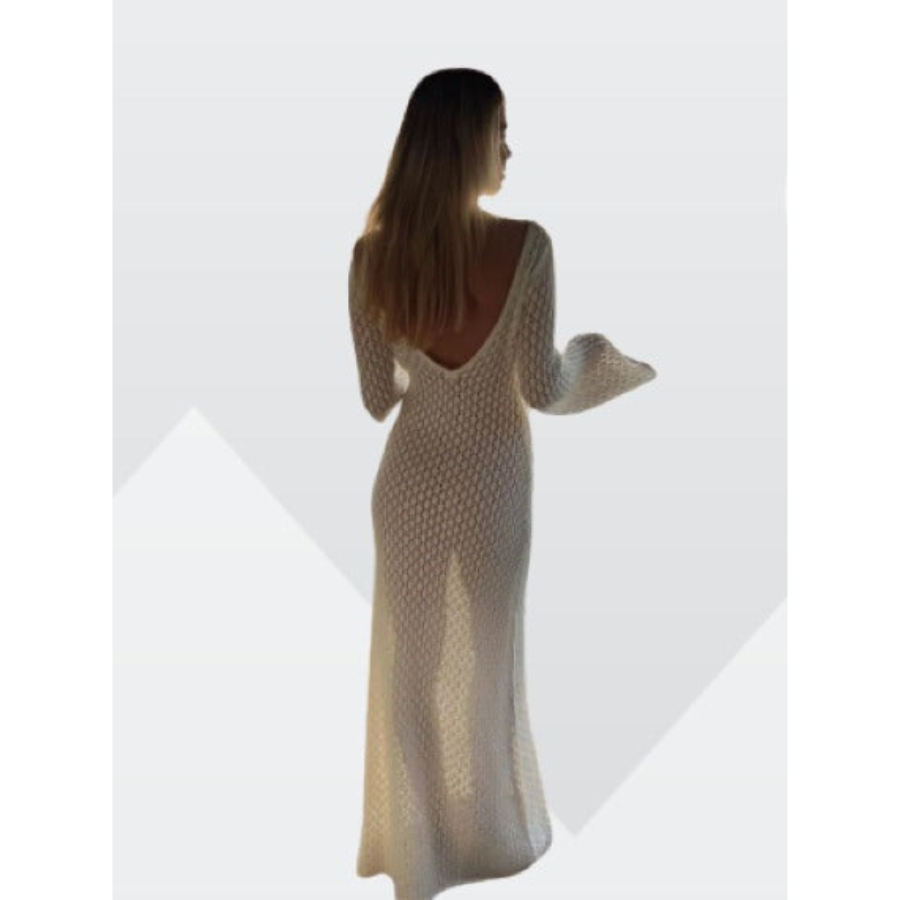 Spring® | Transparentes Sommerkleid für Damen mit V-Ausschnitt