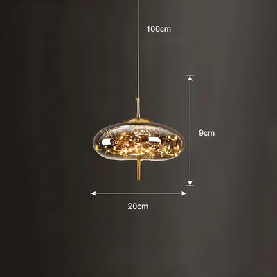 CrystalBeam Light - Moderne LED-Pendelleuchte Sterne