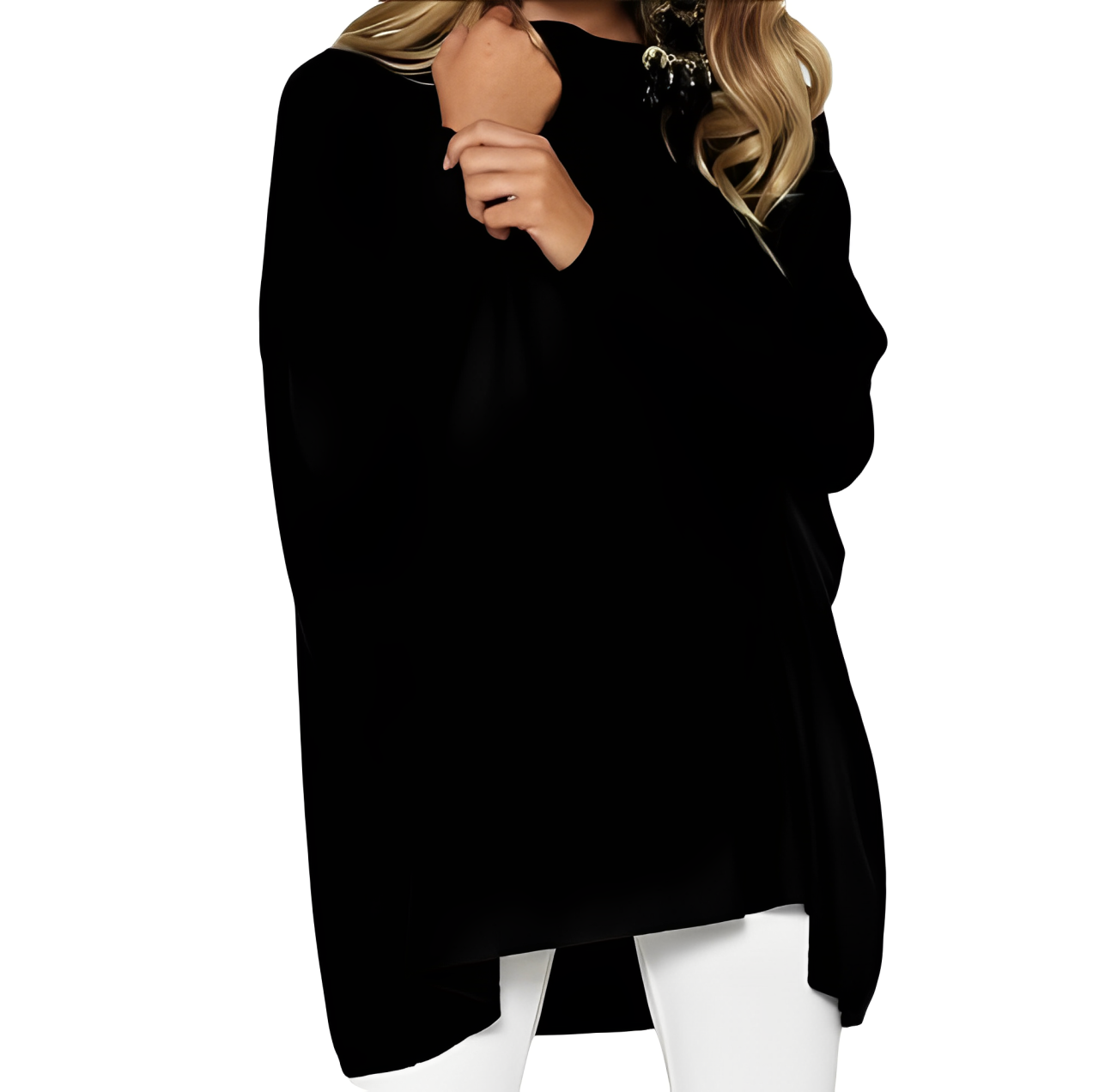 Leandra - Oversize-Krawatten-Hemd