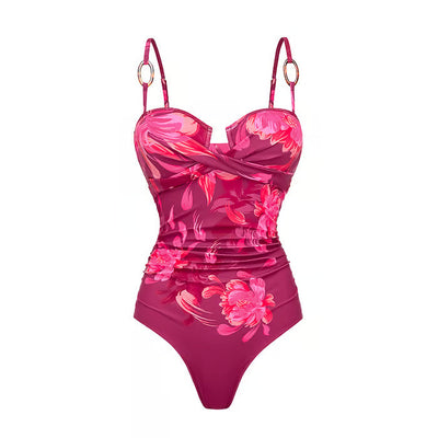 Carla | Zweiteiliger Badeanzug mit Blumendruck