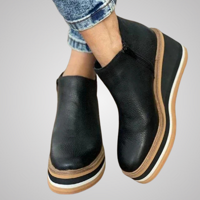 Deborah™ | Premium Sandale mit Keilabsatz