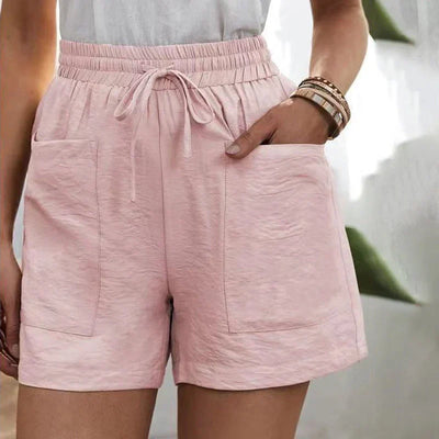 Rosalie | Leinen Shorts mit Taschen
