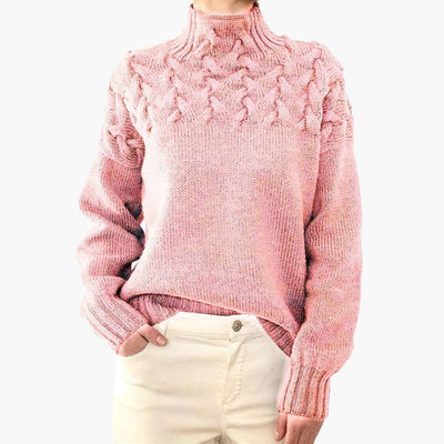 Rollkragen Strickpullover für Damen