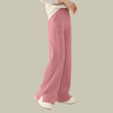 Barbara | Locker Geschnittene Strickhose für Damen in Rosa