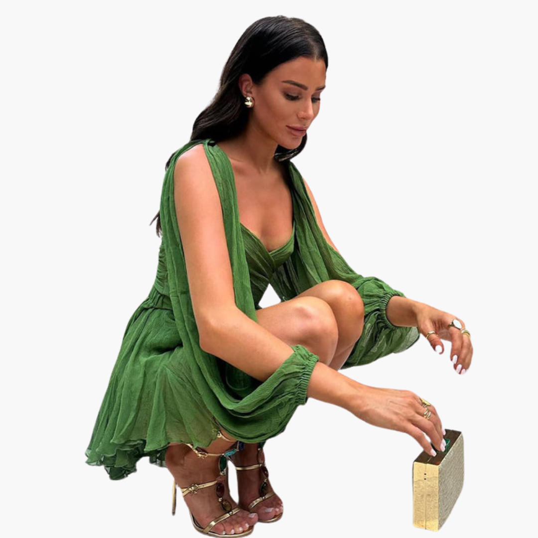 Hanna | Mini-Kleid mit Ballonärmeln