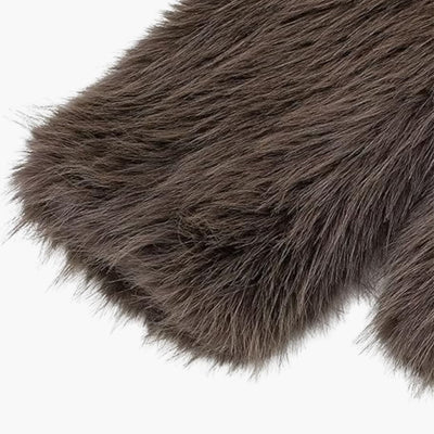 Mara | Flauschiger Mantel für Damen