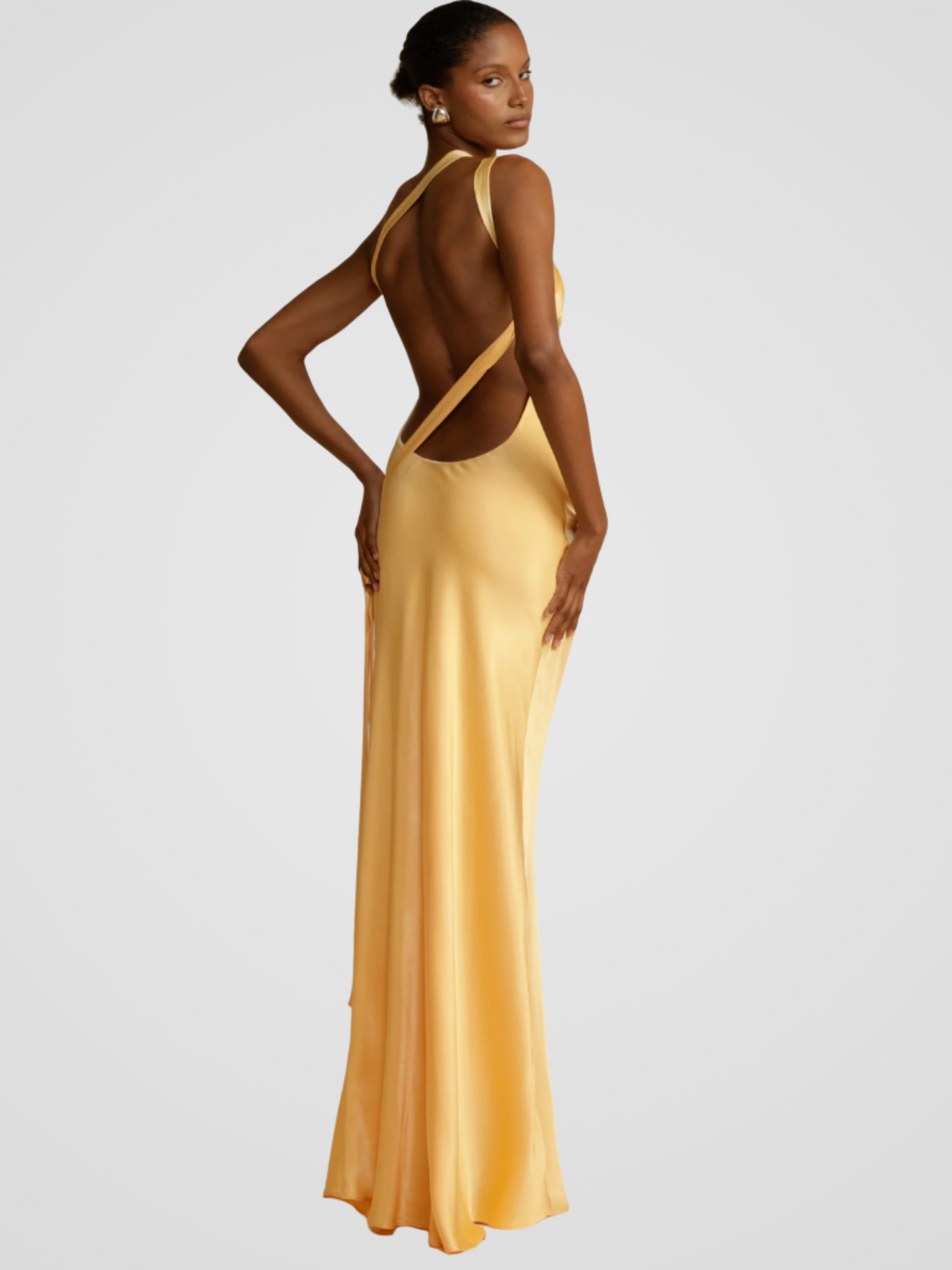 GOLDEN GLOW MAXIKLEID