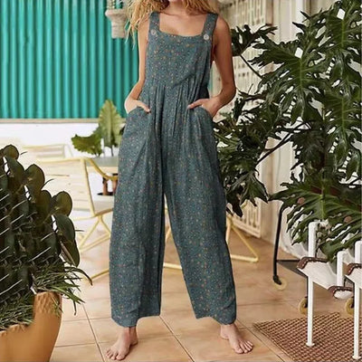 Alba - Sommerlicher Overall mit quadratischem Ausschnitt
