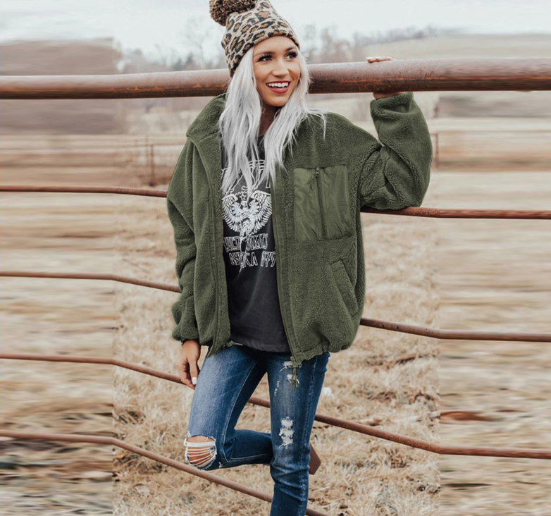 Juma - Lockere, warme Jacke für Frauen