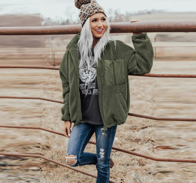 Juma - Lockere, warme Jacke für Frauen