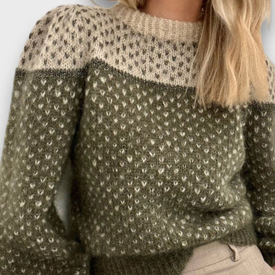 Lorina – Jacquard-Strickpullover