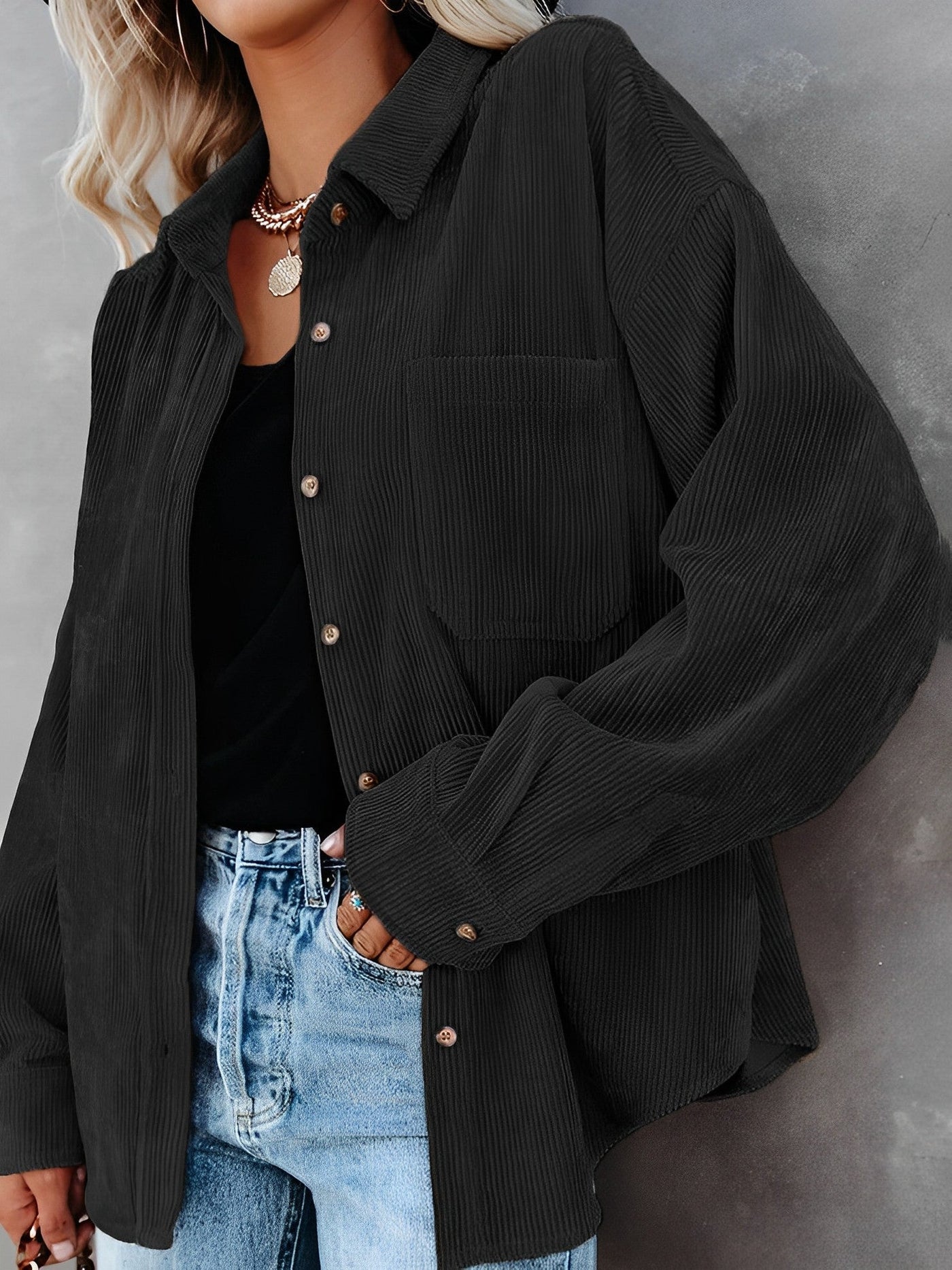 Valentina - Elegante Cord-Jacke