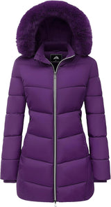 Emmas | Winterjacke mit Kapuze in Lila
