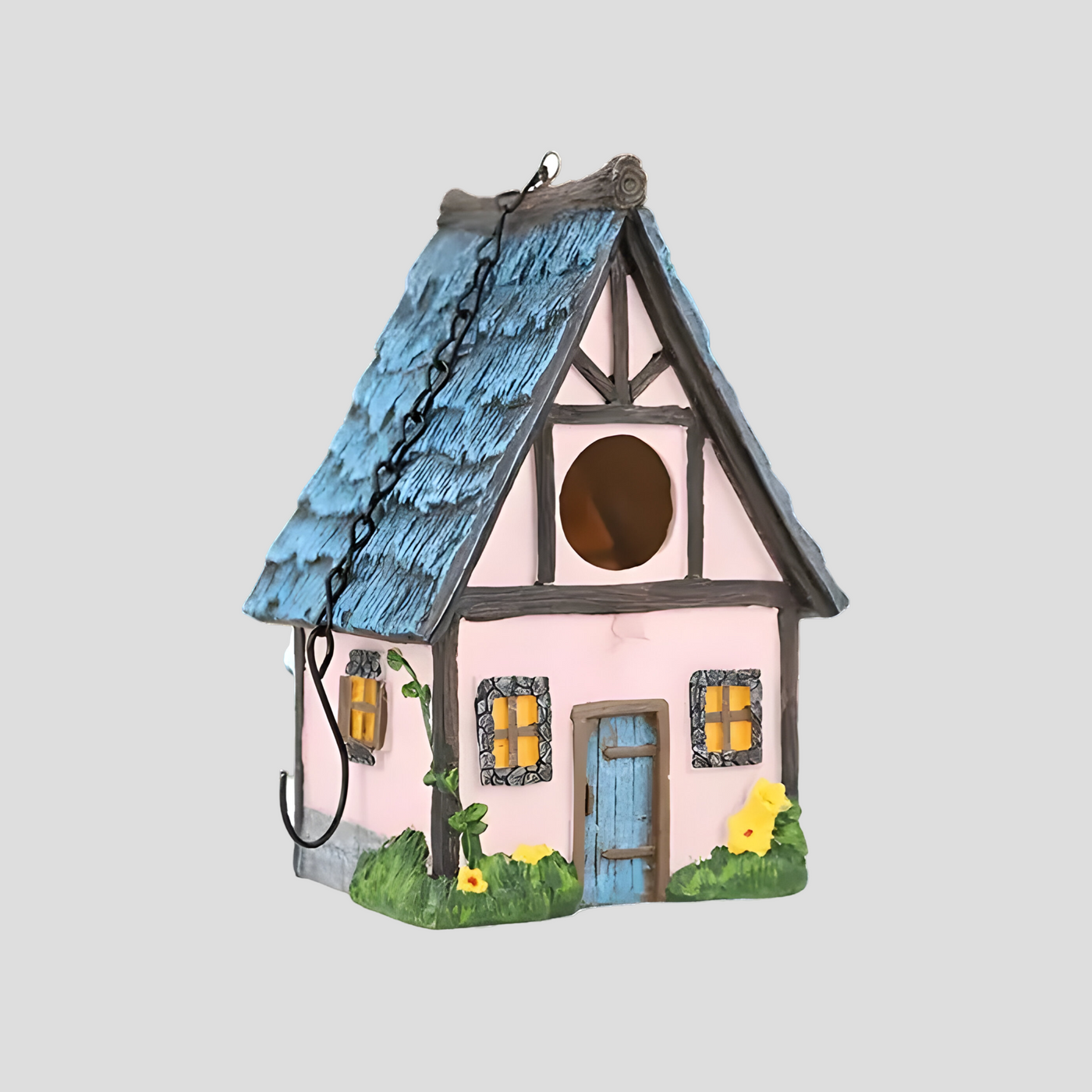 NestHaven Nest - Rustikales Garten Hängendes Vogelhaus