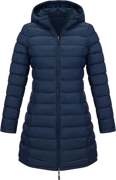 Wendbare Damen-Pufferjacke für Herbst und Winter