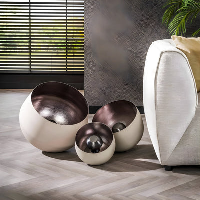 ShimmerCage Light - Elegante Runde Stehlampe