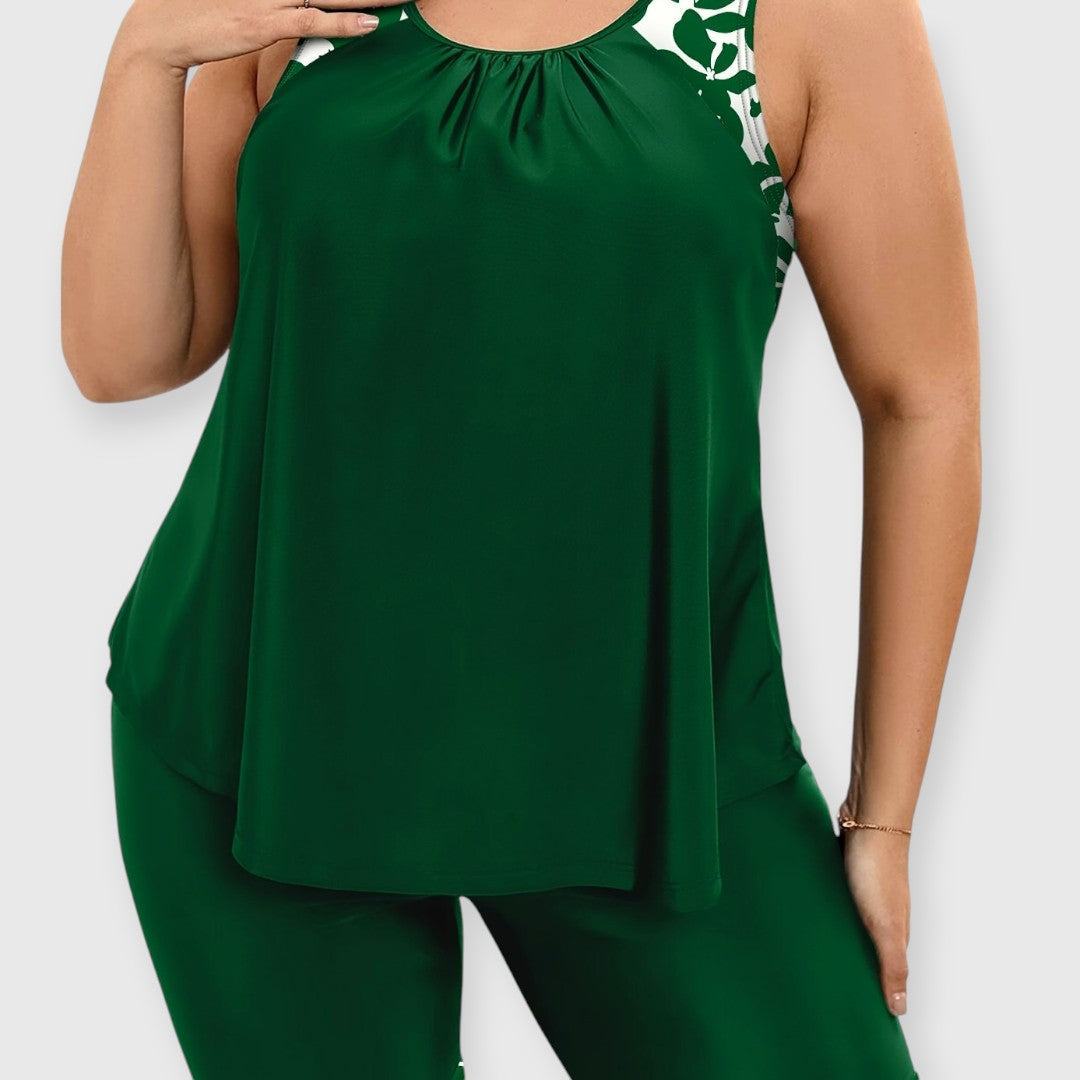 Elsie | Plus Size Tankini Set