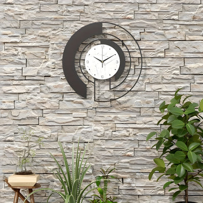 TimelessArc Clock – Minimalistische Geräuschlose geometrische Wanduhr