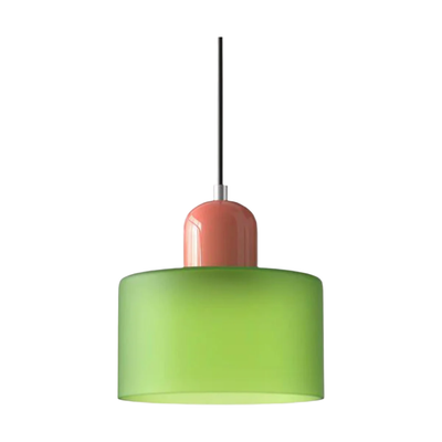GlamorGlass Light - Europäische Retro Zylinder Pendelleuchte