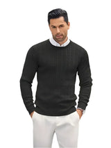 Theo – Casual Pullover für Herren in Schwarz