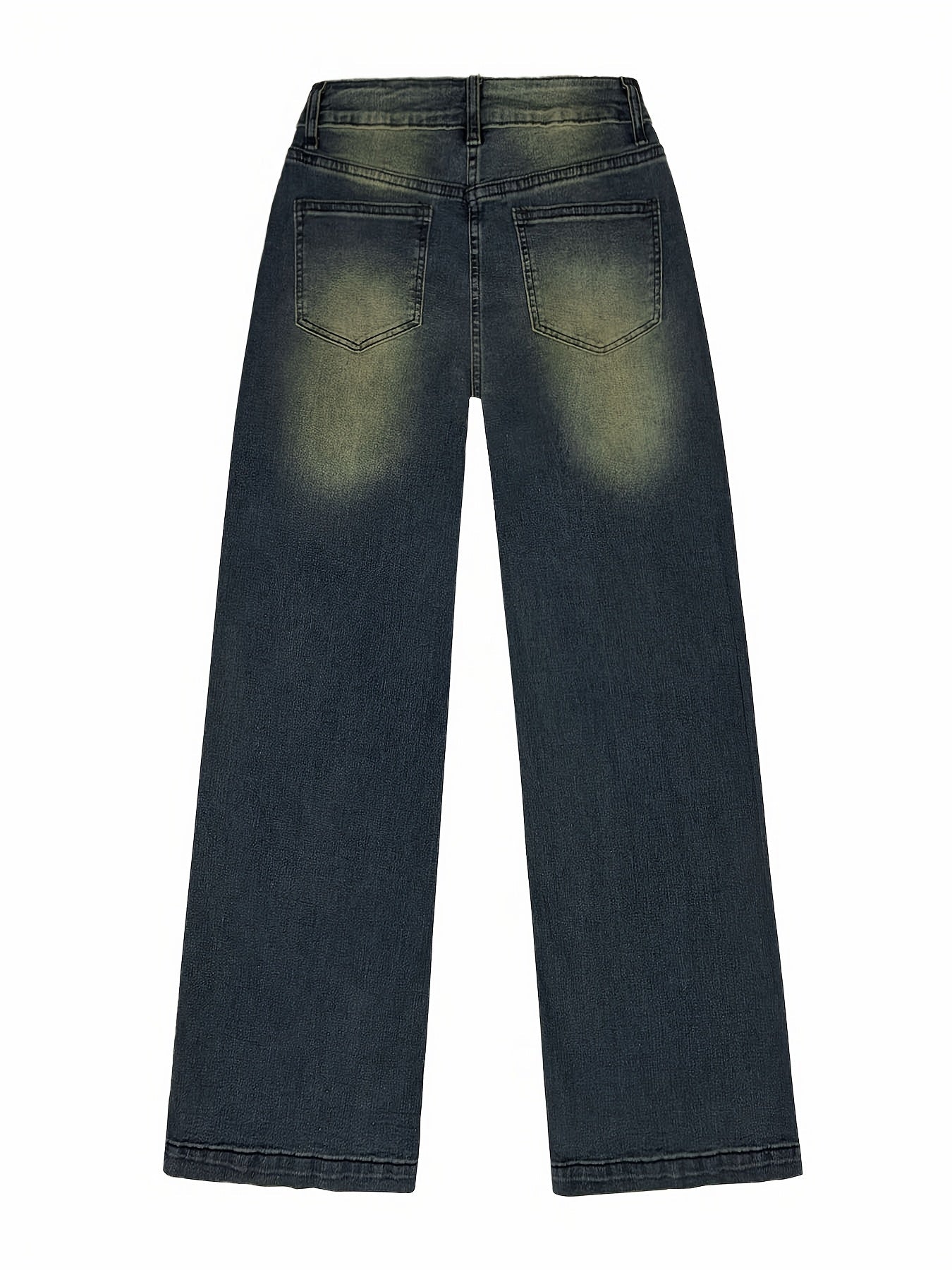 Baggy Jeans Damen | Weites Bein Mit Leichter Waschung