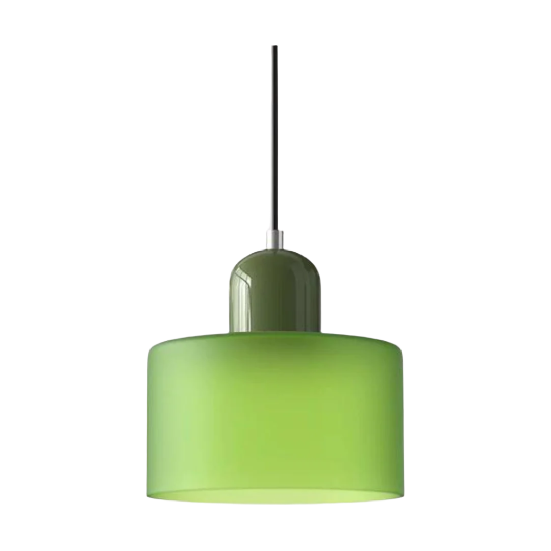 GlamorGlass Light - Europäische Retro Zylinder Pendelleuchte