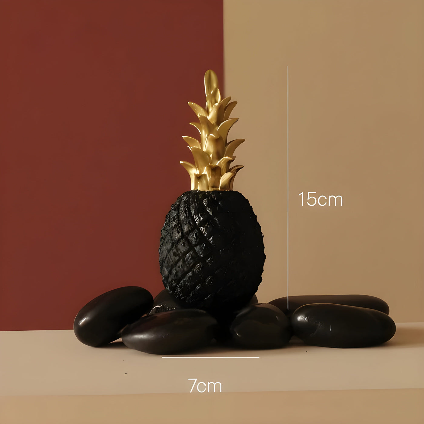 PineGlow Decor - Dekorative Ananas-Ananas-Wohnzimmer-Dekor