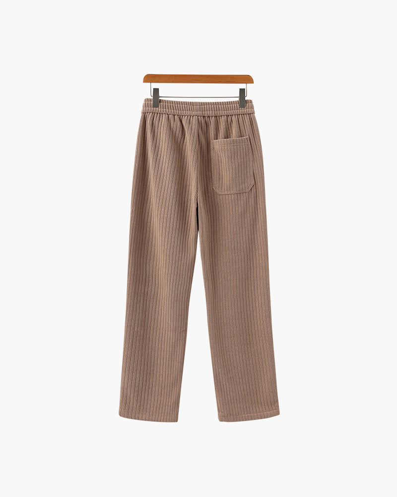 Leonardo | Herren Cordhose mit weitem Bein & Kordelzug