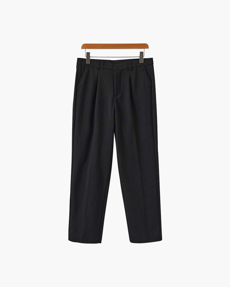Enzo | High-Waist mit weitem Bein Anzughose