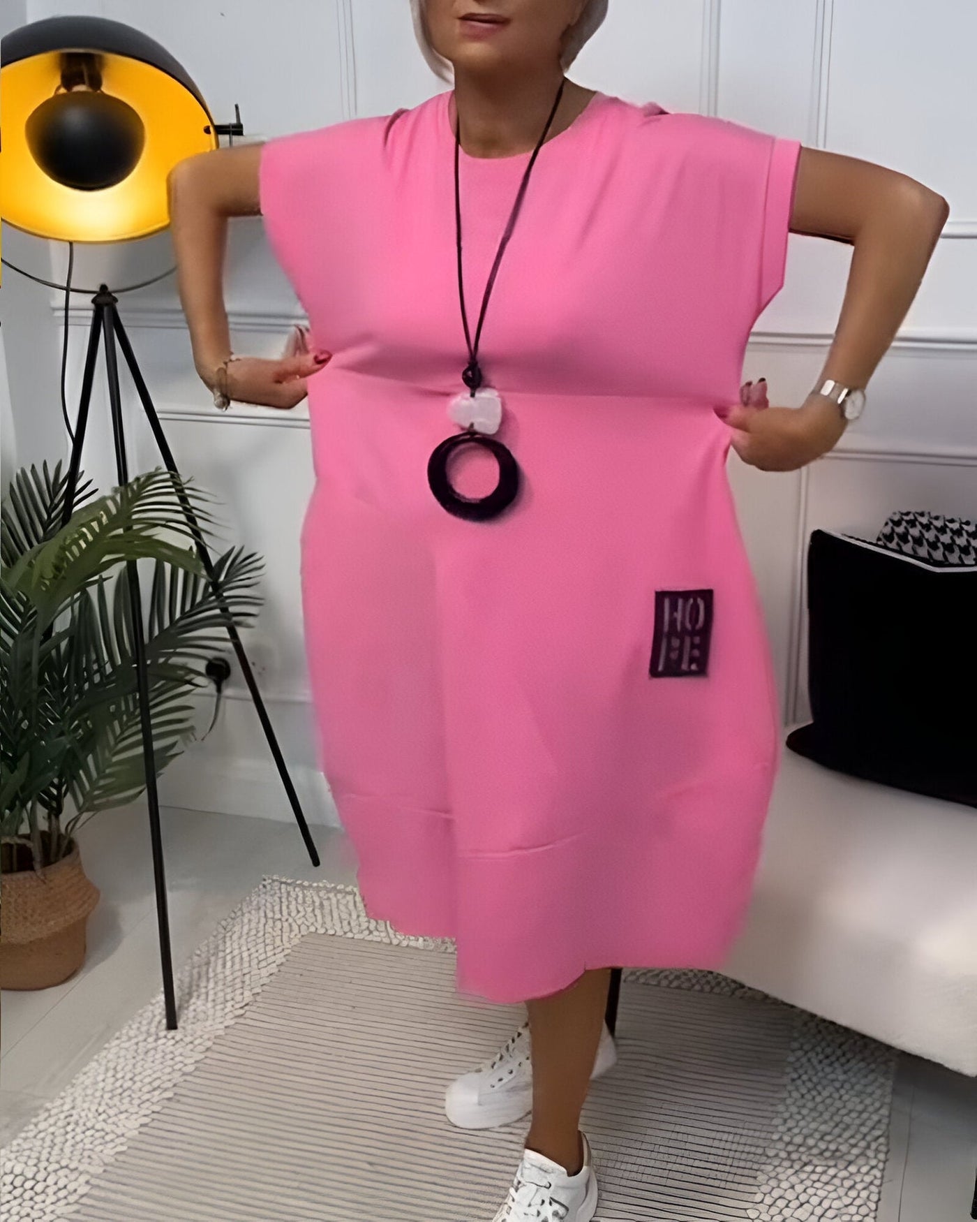 Jocelyn – Bequemes Freizeitkleid Mit Tasche