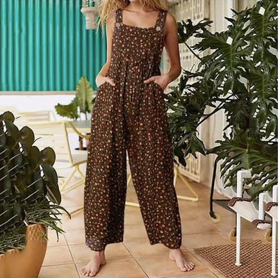 Alba - Sommerlicher Overall mit quadratischem Ausschnitt