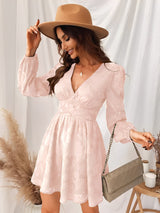 Thea - Stilvolles Mini-Kleid in A-Linie für Damen in Rosa