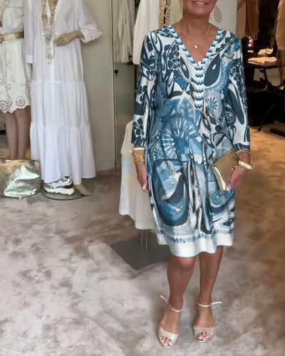 Mariane™ - Vintage Druckkleid