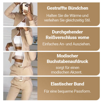 ZORA - BEQUEMES UND ELEGANTES DREITEILIGES SET