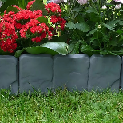 EcoEdge Zaun – Faltbarer Gartenzaun im Patchwork-Stil