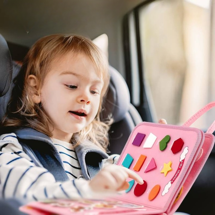 Fesselndes Montessori-Aktivitätsbuch für Kleinkinder – Fördere die Feinmotorik mit Schnürsenkeln, Druckknöpfen und Schnallen