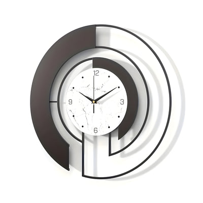 TimelessArc Clock – Minimalistische Geräuschlose geometrische Wanduhr