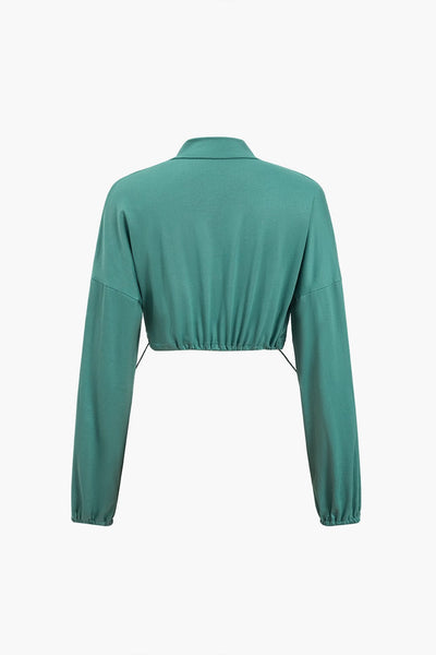 Naya | Sportliches Zweiteiler-Set mit Cropped-Jacke & Leggings