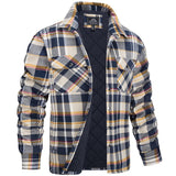 Darius | Herren-Holzfällerjacke im karierten Design in Jaune