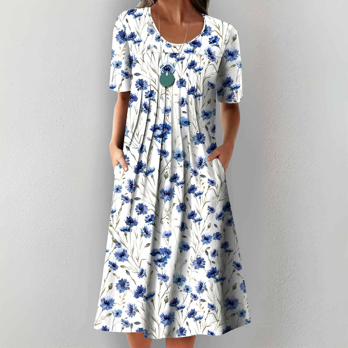 Abilene | Elegantes Blumenkleid