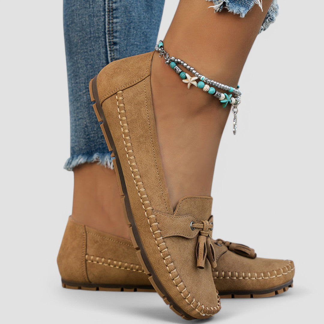 Charlotte | Bequeme Mokassins mit Schleife