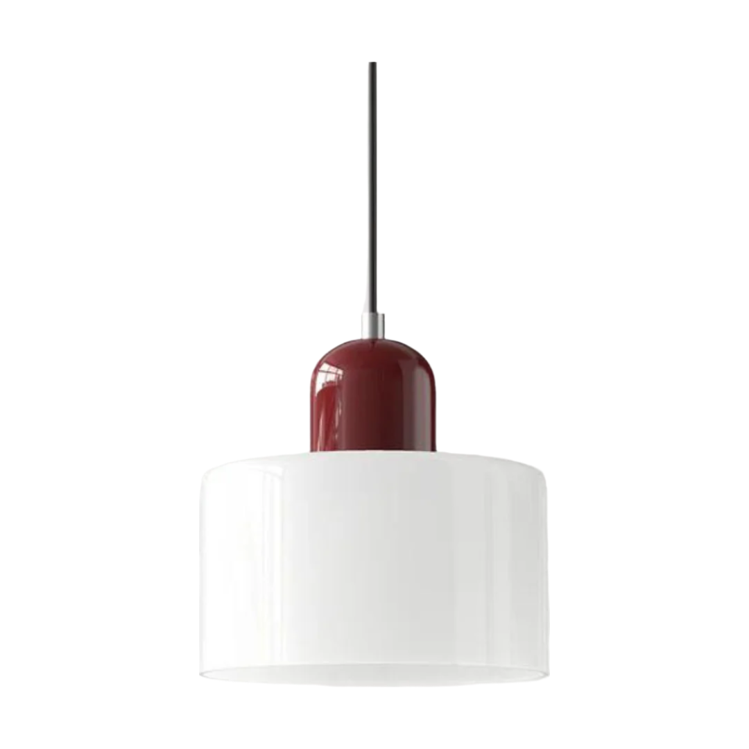 GlamorGlass Light - Europäische Retro Zylinder Pendelleuchte