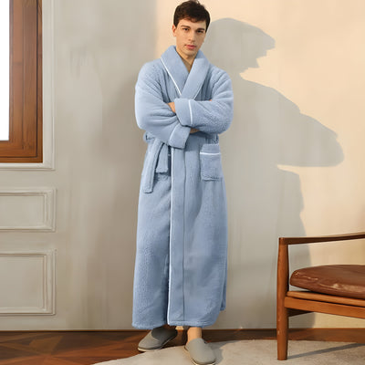 Parissa Robe - Bequemer Fleece Winterbademantel