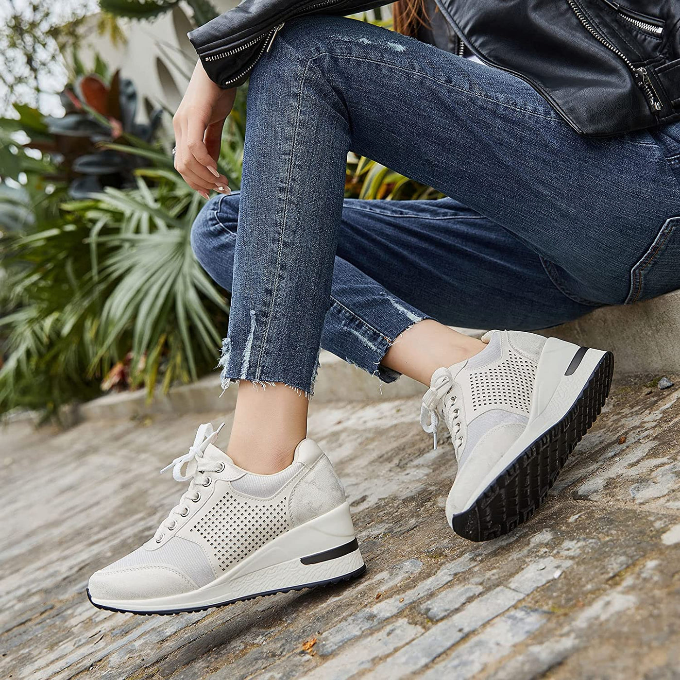 Rachel - Damen Keilsneaker für Stil und Komfort