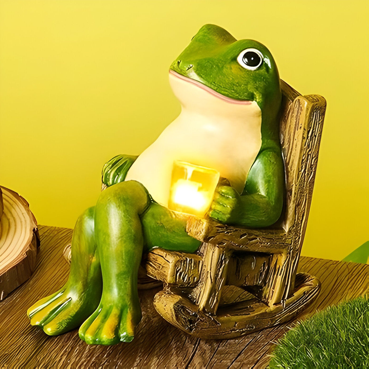 PondGuard Light - Solar Garten Frosch Statue Leuchte